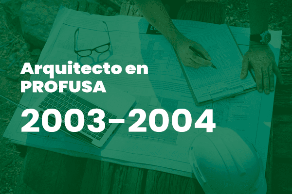 Imagen de arquitectura destacada del proyecto Profusa, años 2003-2004, mostrando diseños innovadores y estructuras modernas.